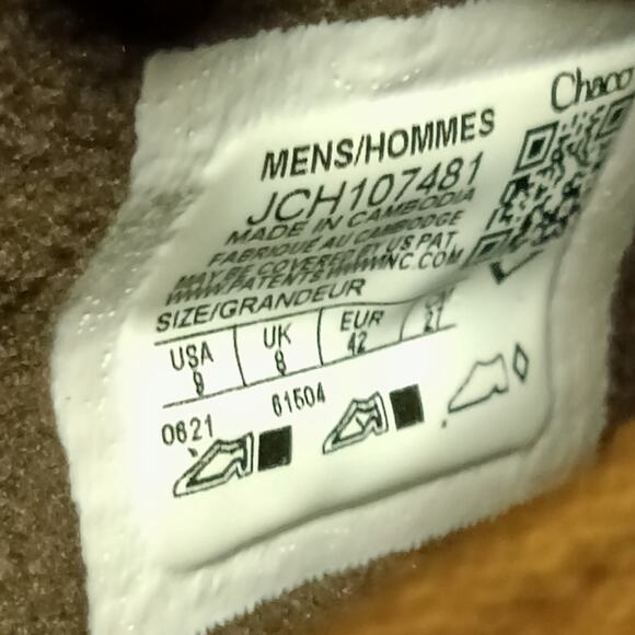 Chaco men's Ramble Puff Cinch Caramel Gold Mules JCH107481 size 9 - Picture 6 of 7